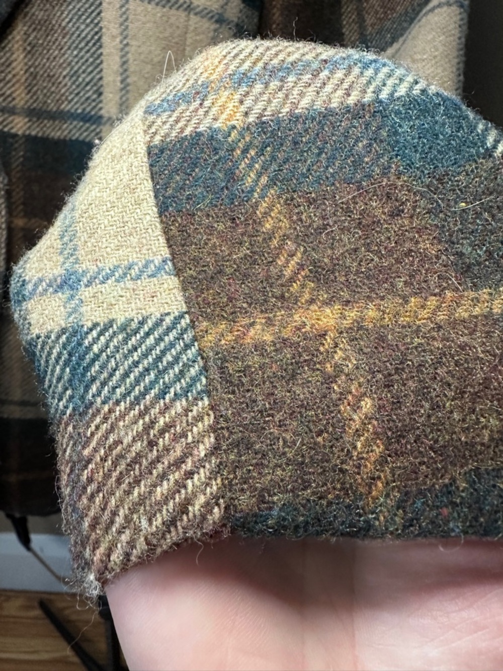 Joie Plaid Wool Blend Single Button Blazer, Heritage, Preppy, Academia - Picture 6 of 10